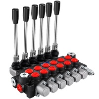 Hydraulic Directional Control Valve, 6 Spool Hydraulic Spool Valve, 11 GPM Hydraulic Loader Valve, 3600 PSI Directional Control Valve, Hydraulic Valve