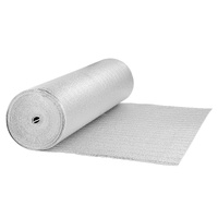 Double Reflective Insulation Roll, Foam Core Radiant Barrier, 5.5mm 48 in x 50 ft, Double-Sided Aluminum Foil EPE Foam Heat Reflective Shield, Thermal