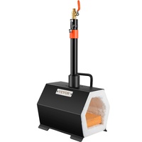 Propane Forge Portable, Single Burner Tool and Knife Making, Large Capacity Blacksmith Farrier Forges, Mini Furnace Blacksmithing, Gas Forging Tools a