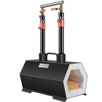 Propane Forge Portable, Double Burner Tool and Knife Making, Large Capacity Blacksmith Farrier Forges, Mini Furnace Blacksmithing, Gas Forging Tools a