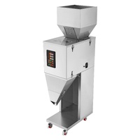 Particle Filling Machine, 10-1000g, Automatic Filler Machine with Foot Pedal, Stainless Steel Weighing Filling Machine, Weigh Filler Packing Machine f