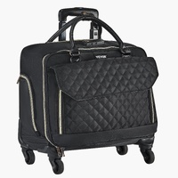 Rolling Laptop Bag, Fits Up to 17.3 Inch Laptop, Wheeled Briefcase, Roller Computer Tote Bag with 4 Spinner Wheels & TSA Lock, Laptop Case for Work Tr