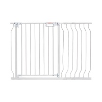 Baby Gate, 749-1229 mm Extra Wide, 762 mm High, Dog Gate for Stairs Doorways and House, Easy Step Walk Thru Auto Close Child Gate Pet Security Gate wi