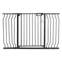Baby Gate, 749-1346 mm Extra Wide, 762 mm High, Dog Gate for Stairs Doorways and House, Easy Step Walk Thru Auto Close Child Gate Pet Security Gate wi