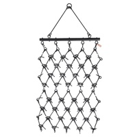 Drag Harrow, 1.2x1.2 m Durable Chain Harrow with 69 Sharp Teeth, Suitable for ATV UTV Tractor, Ideal for Soil Preparation, Seeding, Smoothing Landscap