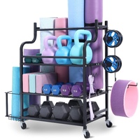 Home Gym Workout Equipment Organizer Yoga Mat Storage Weight Rack Dumbbell 1035 x 405 x 885 mm