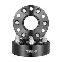 2" 6"x5.5" Wheel Spacers Wheel Adapters 6 Lug Forged Spacer 4 PCS Black