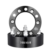 2" 6"x5.5" Wheel Spacers Wheel Adapters 6 Lug Forged Spacer 4 PCS Black