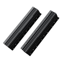 Undermount Drawer Slides, 16 inch, Full Extension Ball Bearing Under Stair Cabinet Rails, 260 LB Load Capacity Heavy Duty Bottom Stair Cabinet Glides 