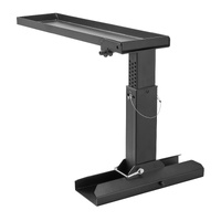 Ladder Levler, 29.8 L x 11.4-18 in H Support Surface, Steel Ladder Leveling Tool, Folding Pitch Hopper, Stair Ladder Stabilizer Easy to Use,Extension 