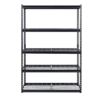 Storage Shelves, 1361 kg, 5 Tier Heavy Duty Garage Shelving, 609.6 x 1219.2 x 1828.8 mm Adjustable Metal Shelves for Industrial Shelving Unit Utility 