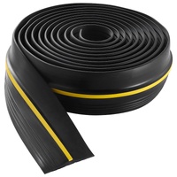 Garage Door Threshold Seal Strip, 20 FT Universal Garage Door Floor Seal Strip with Adhesive, Garage Door Bottom Weatherproof Strip, Upgraded Thick PV
