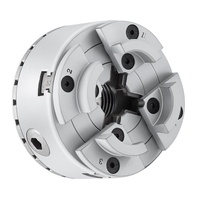 KP2-3/4 Lathe Chuck, 4-Jaw 70 mm Diameter, Metal Lathe Chuck Turning Machine Accessories, Self-centering Tool, for Lathe, Precision Machining, Grindin