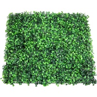 Artificial Boxwood Panel UV 12pcs Boxwood Hedge Wall Panels Artificial Grass Backdrop Wall 20X20" 4cm Green Grass Wall Fake Hedge for Decor Privacy Fe