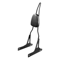 Motorcycle Backrest Sissy Bar, Compatible With Harley-Davidson Dyna Street Glide Road Glide Road King, 730mm Height Detachable Passenger Backrest, For