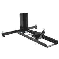 Motorcycle Wheel Chock Upright, 816.5 kg Capacity, Heavy-duty Steel Motorcycle Front Wheel Stand with 6 Adjustable Holes, For 381-558.8 mm Off-Road Mo