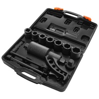 Torque Multiplier, Heavy Duty Torque Multiplier Wrench Set, 1 Inch Drive Lug Nut Wrench Torque Multiplier, 1:64 6800N.m Lug Nut Remover, with 8 Socket