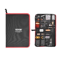 Leather Working Tools Kit, 61 PCS Leather Craft Tools with Portable Canvas Storage Bag, Engraving Punching Sewing Stamping Sanding Tools, Ideal for Be