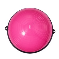 Half Exercise Ball Trainer, 23 inch Balance Ball Trainer, 660lbs Capacity Stability Ball, Yoga Ball with Resistance Bands & Foot Pump, Strength Fitnes