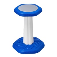 Kids Wobble Chair, Active Chair with Sponge Cushion, Wobble Stool Improves Focus, Posture and Calm Children, Ideal for Schools and Home, Age 7-14, Blu