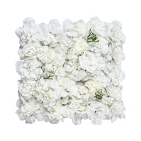 3D Flower Wall Panel, 24 PCS 15 x 15 inch, Artificial Floral Wall Background Mesh Backing Mat,Seamless Design&Easy Installation for Wedding Valentines