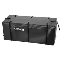 Hitch Cargo Carrier Bag, Waterproof 840D PVC, 152 x 61 x 62 cm (20 Cubic Feet), Heavy Duty Cargo Bag for Truck Bed Storage with 6 Reinforced Straps, S