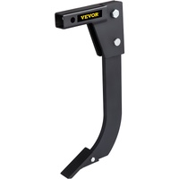 Hitch Mounted Ripper, 40.6cm Shank Length Box Scraper Shank, 4 Hole Site Box Blade for Tractor, 2 Locating Pins Ripper Shank, 2 Plough Tips Box Blade 