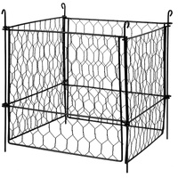 4 Pack Plant Protector from Animals, 13.4'' x 13.4'' Chicken Wire Plant Protector, Plant Cages for Outdoor Plants, Flowers & Vegetables, Keeps Bunny C