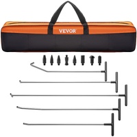 Rods Dent Puller Stainless Steel Paintless Repair Kits Hail Removal 13 PCS