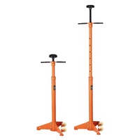 Underhoist Support Stand, 3/4 Ton Capacity Under Hoist Jack Stand, Lifting from 38.4 to 75.4 in, Bearing Mounted Spin Handle, Self-Locking Threaded Sc