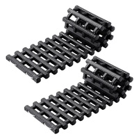 7 TON Traction Boards with TPR Material, Recovery Boards for Off-road Vehicles/Cars/Pickups/SUVs/RVs, Pair Tire Traction Mats on Snow, Sand, Mud and L