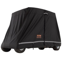4 Passenger Golf Cart Cover 600D Polyester Waterproof Cover Universal Fits