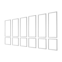 Wall Molding 6 Pack, Wainscoting Panels Kit, Lightweight Paintable Polystyrene, Easy to Install, Waterproof Accent Wall Trim for Interior Décor Living