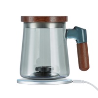 Hydrogen Water Cup, 400 ml / 14.1 oz Hydrogen Generator, SPE Technology Portable Hydrogen Water Ionizer Machine with Wireless Charging Base, Hydrogen 