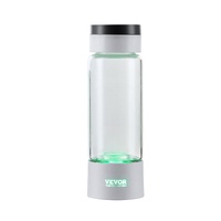 Hydrogen Water Bottle Generator, 380 ml / 13.4 oz Capacity Portable Hydrogen Water Maker, SPE Technology Hydrogen Rich Water Ionizer Machine with Nasa