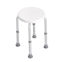 Shower Chair for Inside Shower, Adjustable Height Shower Stool, Non-Slip Bench Bathtub Seat Stool for Elderly Disabled Adults Handicap, 300 lbs Capaci