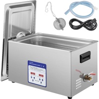 Digital Ultrasonic Cleaner 30L Ultrasonic Cleaning Machine 40kHz Sonic Cleaner Machine 316 & 304 Stainless Steel Ultrasonic Cleaner Machine with Heate