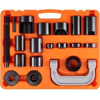 Ball Joint Press Kit, 21 pcs Tool Kit, C-press Ball joint Remove and Install Tools, for Most 2WD and 4WD Cars, Heavy Duty Ball Joint Repair Kit for Au