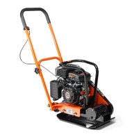Plate Compactor, 2.8 HP 78.5CC Gas Engine 5,250 VPM, 870 kg Force Vibratory Compaction Tamper with 18.7 x 11.8 inch Plate for Walkways, Patios, Asphal