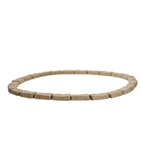 Fake Stone Landscape Edging 1180 x 95 x 57 mm Lawn Edging Fade-Resistant Beige
