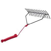 24 in Aquatic Weed Rake, 8.7 in Double Sided Lake Weed Rake, Pond Weeds Cutter with 30ft Rope, Tie Hole, No Assembly Required, Lightweight Muck Lilypa