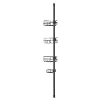 39" to 125" High Shower Corner Caddy Tension Pole Rust-Proof Tension Pole