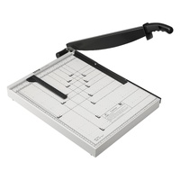 Paper Cutter, Guillotine Trimmer, 457 mm Cut Length, 20 Sheets Capacity, Heavy Duty Guillotine Paper Cutter with Guard Rail/Blade Lock for Cardstock/C