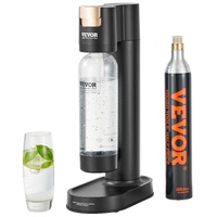 Sparkling Water Maker, Soda Maker Machine for Home Carbonating, Seltzer Water Starter Kit with BPA-free 1L PET Bottle, CO2 Cylinder, Compatible with M