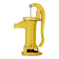 Well Hand Pitcher Pump, 25 ft Maximum Lift, Antique Cast Iron Manual Hand Water Pump, NPT 1-1/4 in Connection, Easy Installation, Old Fashioned for Ou