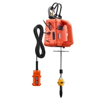 3-in-1 Electric Hoist Winch, 500 kg Capacity, 1500W Portable Electric Power Winch, 7.6 m Lifting Height, 5 m/min with Manual, Wired & Wireless Remote 