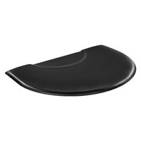 Salon Mat for Hair Stylist, 1220 x 930 mm Semi-circle Salon Chair Mat, 25mm Thickened Anti Fatigue Barber Shop Floor Mat with Round Cut Out, Easy-to-C