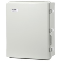 Outdoor Electrical Junction Box, 530 x 430 x 200 mm, ABS Plastic Electrical Enclosure Box with Hinged Cover Stainless Steel Latch, IP67 Dustproof Wate