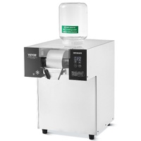 Commercial Snowflake Ice Machine, 385LBS/24H Snowflake Ice Maker, Stainless Steel Ice Shaver Machine, Electric Snow Cone Maker, Liquid Cooling System 