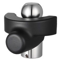 Trailer Hitch Lock, Compatible with 58.7 mm Couplers, Heavy-Duty Anti-Theft Trailer Ball Lock with 3 Keys, Prying-Resistant & Impact-Resistant, Fits f